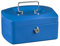 Idena 50033 - Geldkassette Mini, Größe 125 x 95 x 60 mm, Farbe Blau, 1 Stück