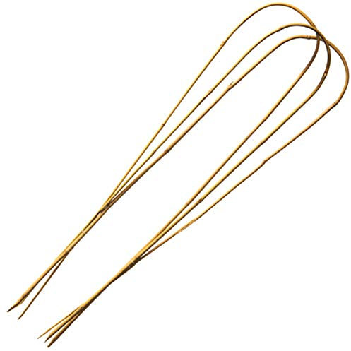 lot de 3 tuteurs bambou naturel arceau - h90 cm x Ø10-12 mm