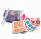 ZiATEC Cross Tapes Box mit 102 | 204 | 306 Pflaster in praktischer Schutzdose + Pinzette, Gittertapes, Akupunktur-Pflaster, Größe:Versorgungsbox, Farbe:Mix - 204 Stück