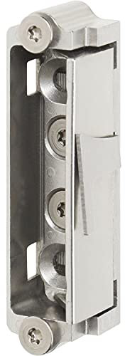 EFF-EFF 1410-F6-00 Effeff Austauschstück mit zwei FaFix-Einstellbereichen und Fallenführung Türbeschlag für elektrische Türöffner, Stahl verzinkt 1410-6, Silber