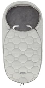 Winter-Fußsack Baby Inglesina Newborn, Gepolstert, Warm und Bequem, Für Kinderwagenwanne und Babyschale, Kälteschutz, Iceberg Grey