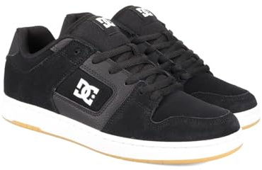 DC Shoes Uomo Manteca S Sneakers Skate, EU, Nero Black White Gum, 42.5 EU