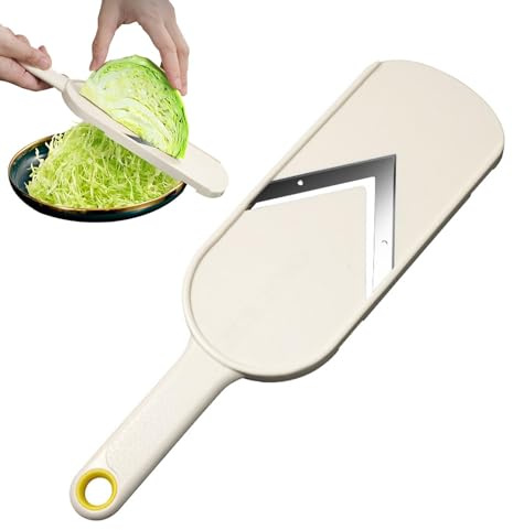 Cortadora de repollo, rallador de repollo,Rallador de repollo para ensalada de col | Triturador de rallador de repollo, picadora de verduras de cocina multiusos de acero