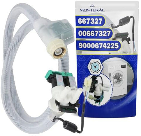 Waschmaschinenschlauch mit Aquastopp mit dem Originalcode 667327 00667327 für Bosch - Garantie 10 Jahre - MONTERAL