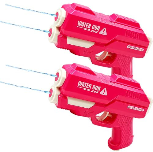 MTDASB Water Guns for Kids Adults,2 Pack Dual Nozzles Water Pistol, Squirt Guns