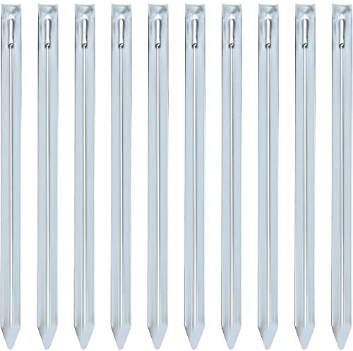 Viirkuja 35 cm Sandheringe Set | 10 extra Lange Zeltheringe | 2 cm breit, 1,5 mm dick | Camping & Zelt