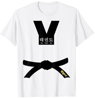 Karaté Ceinture Costume Judo Taekwondo Dobok Kung-Fu Kimono T-Shirt