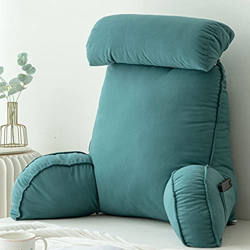 FEAW Cuscino da Lettura per Riposo a Letto,Cuscino di Supporto dello Schienale con Bracciolo,Cuscini Testata Letto,per Leggere/Rilassarsi/Guardare La TV