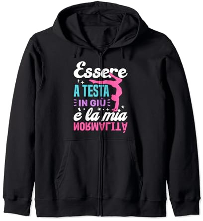 Ginnastica Artistica Ragazza Bambina Ginnastica Ritmica Felpa con Cappuccio