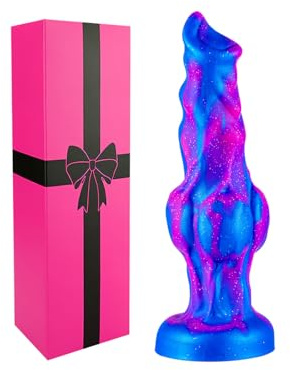 7.6 Inch Realistic Fantasy Monster Small Knot Dildo for Beginner, Alien Wolf Horse Dragon Knotted Dildo with Strong Suction Cup, Silicone Small Cute Anal Dildos Fantasy Sex Toy for Men Gay Women
