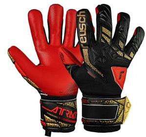 Reusch Attrakt Freegel Silver Junior atmungsaktive Torwarthandschuhe Kinder Jugendliche Fußballhandschuhe für alle Wetterbedingungen und Spielfeldoberflächen