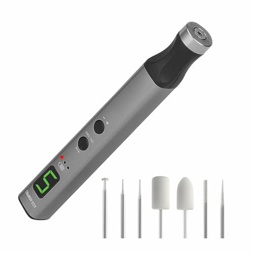 GkgWuxf Kit de Gravure,Outils de Gravure Rechargeables par USB avec 7,Stylo à Graver avec Vitesse Réglable | pour Métal Pierre Verre Bois et Projets Créatifs Débutants et Confirmés