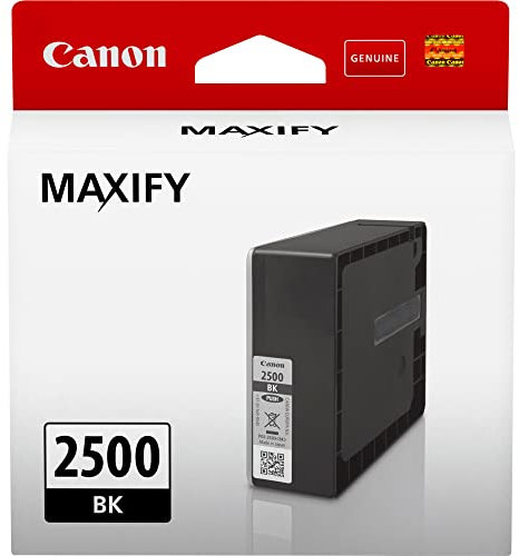 Canon Tintenpatrone PGI-2500 BK schwarz black Standard - 29,1 ml ORIGINAL für MAXIFY Drucker 9290B001