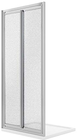 Porta Doccia 70CM H198 Cristallo Stampato C Apertura Saloon con Doppia Anta Battente mod. West