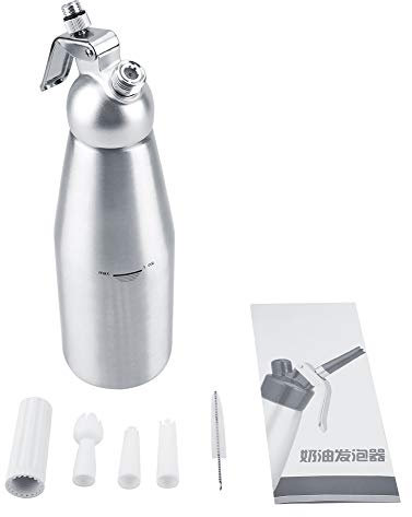 Dispenser crema, dispenser schiuma professionale per panna montata da 1 litro per cucina