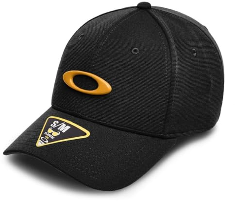 Oakley Unisex TINCAN CAP, Blackout/Pure Gold, S-M UK