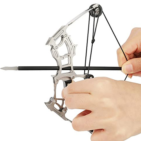 SHARROW Compound Bogen und Pfeile Set für Jugend und Erwachsene, Taschenbogen Compoundbogen Pfeile Kit mit Zielscheibe für Bogenschießen Outdoor Schießen (Typ 2)