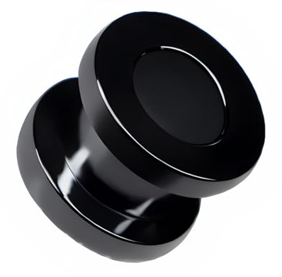 Flesh-tunnel 4 mm – 25 mm kirurgiskt stål 316 L rostfritt stål tunnel piercing öronplugg dubbel utsvängd skruvgänga strassten zirkonia kristall