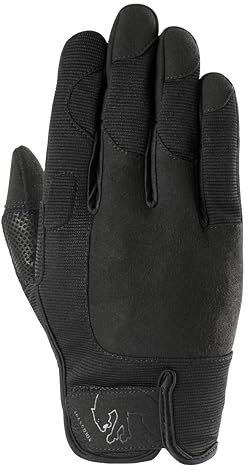 Furygan Ara 5.0 D3O Ghost - Gants Moto Hommes - Screentouch - Respirant Ventilé, Protections Métacarpes D3O, Pratiques & Légers - Confort & Sécurité, Noir