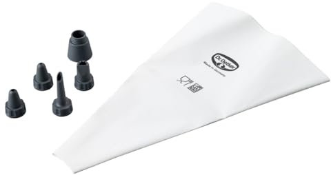 Dr. Oetker Spritzbeutel 31 cm mit 4 Spritztüllen