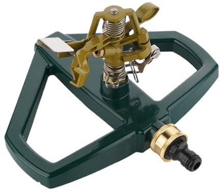 Garden Sprinkler with 3 Arms - Automatic Garden Sprinkler | 360° Rotating Turf Lawn Adjustable Gardening Supplies Automatic Watering Accessory with Rotation