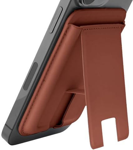 Fyrdyn Porte-Téléphone Portefeuille,Support Magnétique en Cuir pour Cartes et Téléphone Portefeuille - Housse Portable pour Cartes de Crédit, Conçu pour Les Femmes et Les Hommes, Les Étudiants, pour