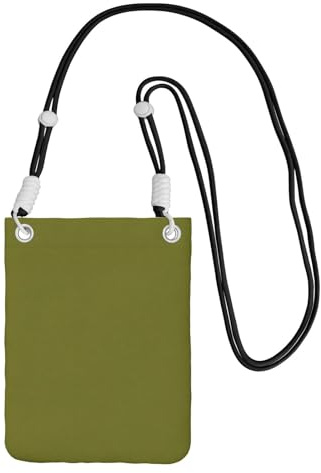 BOXILTD olivgrön telefonväska crossbody – mobiltelefon crossbody-väska med justerbar rem för daglig användning och pendling