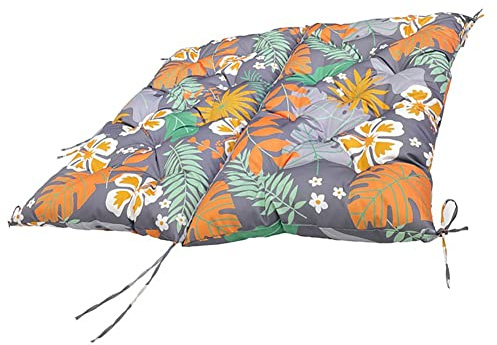 Cojín impermeable para banco con respaldo, tapete de repuesto para columpio de 2 o 3 plazas, para exteriores, interiores, patio, hamacas con diseño de flores