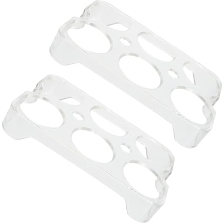 WOONEKY Organizador Huevos Refrigerador 2 Piezas 6 Compartimentos Caja Conservación Compacta para Cocina y Almacenaje Seguro