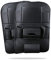 Ergocar 2 Packs organisateurs de Voiture en Cuir PU, Housse de Protection de siège arrière, Organisateur de siège arrière de Voiture Kick Mat avec 10.1 Support pour iPad/Tablette - Noir