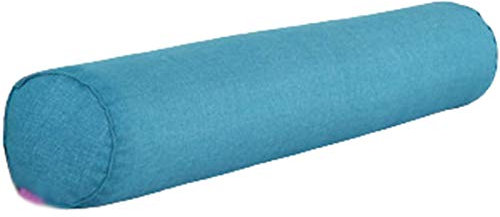 Komfort Orthopädische Nackenrollenkissen Kissen Mit Nackenrollenbezug Für Haushalt Büro Aus Baumwolle Leinen(grey) 7,20x120cm