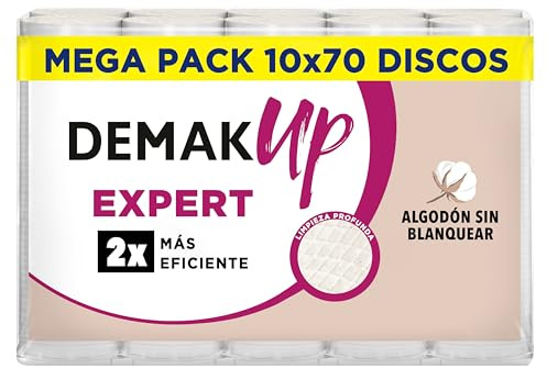 Demak'Up Expert - Discos de algodón (10 x 70 cm, 700 unidades), color blanco