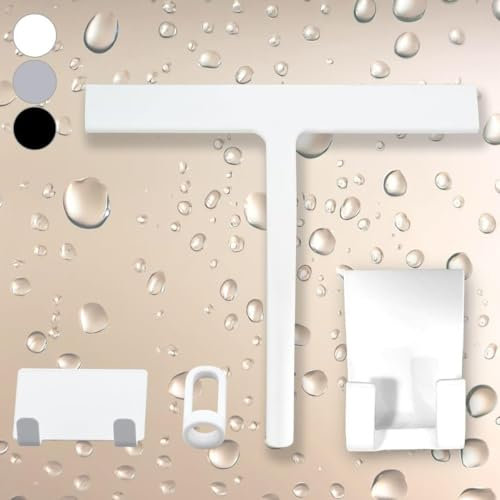 DEKAZIA® Rasqueta Limpiacristales Ducha | Limpia Mamparas Ducha Cristal Limpiar Cristales Limpia Cristales, Limpiacristales, Rasqueta Ducha, Limpia Cristales Mamparas Ducha, Goma Limpiacristales