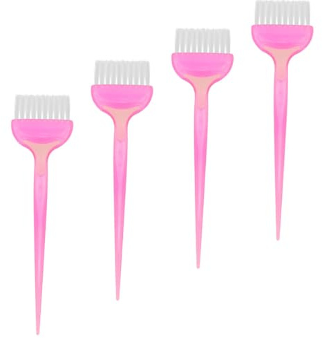TOVINANNA 4 pièces Pinceaux de Teinture Cheveux Professionnels Set Brosses Coloration avec Poils Flexibles pour Application Lisse Outils Salon et Maison et Sûr