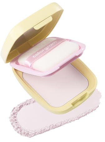 Colorgram Sebum Retouching Blur Pact | Poreless-Looking Pressed Setting Face Powder for Normal to Oily Skin, Provides Weightless, Matte Finish with Soft Focus Effect