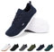 Geweo Barfußschuhe Herren Damen Barfuss Sneakers Traillaufschuhe Leicht Bequem Fitnessschuhe Straßenlaufschuhe Laufschuhe Sports Schuhe Sommer Atmungsaktiv Barefoot Shoes Zero Drop Unisex, Blau 42 EU