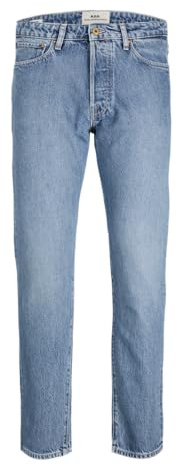 JACK & JONES Jeans Male Loose Fit RDD Royal RI 311 Relaxed Fit Jeans, Blu Denim, 31W x 30L