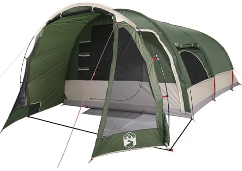 vidaXL Tente de Camping Tunnel 8 Personnes Vert imperméable, Tente, abri de Camping, abri de Jardin, Tente de Camping, abri extérieur