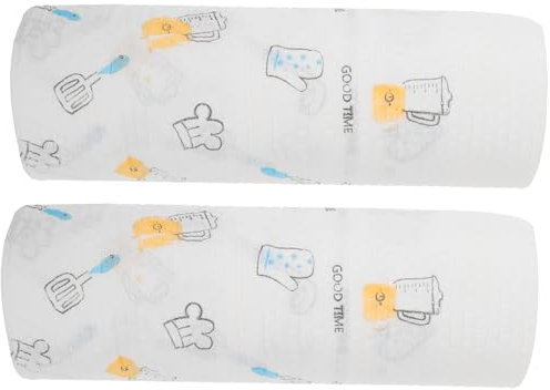 FRCOLOR 2rotoli Strofinacci Per Lavare i Piatti Panni Da Cucina Per Pulire Piatti e Stoviglie Da Cucina Usa e Getta Per Rimuovere Sporco Grasso e Untuoso