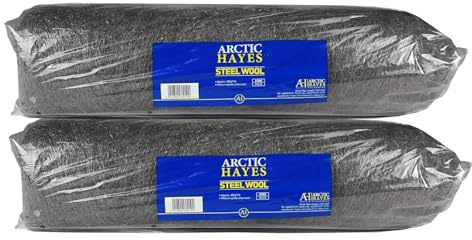Arctic Hayes Lana de acero de grado medio, 2 rollos de 450 g cada uno