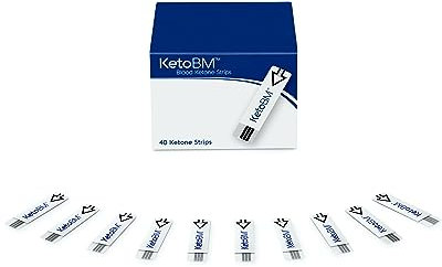 KetoBM Ketone Strips for Home Health - 40 Pack