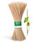 Novatool 100 stecche da 80 cm x 6,5 mm, colore naturale, per piante rampicanti, in bambù, per piante e piante