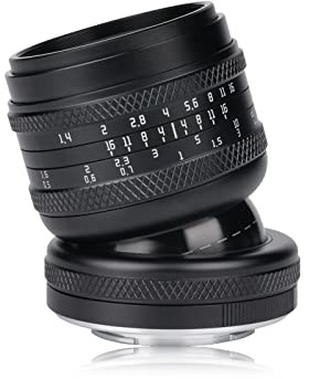 AstrHori 50mm F1.4 Large Aperture Full Frame Manual 2-in-1 Tilt Lens Miniature Model Effect & Filter Slot Compatible with Leica/Panasonic/Sigma L-Mount Mirrorless Camera FP,S5,S1,S1R,S1H,SL,TL,TL2,etc