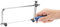 AYNEFY Multi-Purpose Adjustable U-Shaped Woodworking Saw with Spiral Blades for Wood Metal Glass - 6 Pack Replacement Blades Included