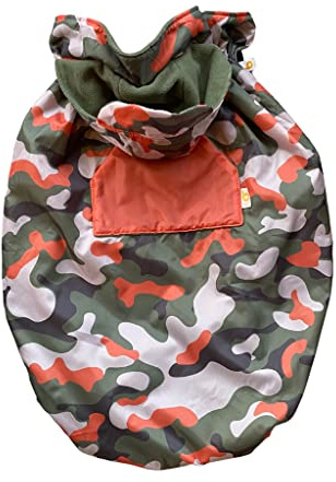 BundleBean Babywearing - Funda impermeable para portabebés para todo tipo de clima (camuflaje) - Cubierta de lluvia con forro polar, ajuste universal, se adapta a portabebés delantero y trasero,