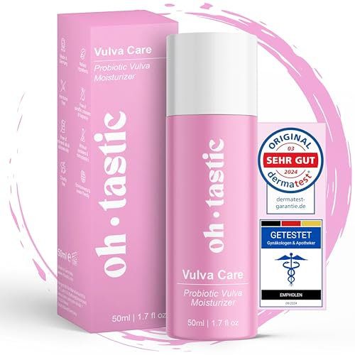 Natürliche Vaginal Creme gegen Scheidentrockenheit, Juckreiz & Irritationen im Intimbereich - Beruhigende Feuchtcreme mit Milchsäure & pH-Wert angepasst, Intimpflege Damen Wundcreme (50ml)