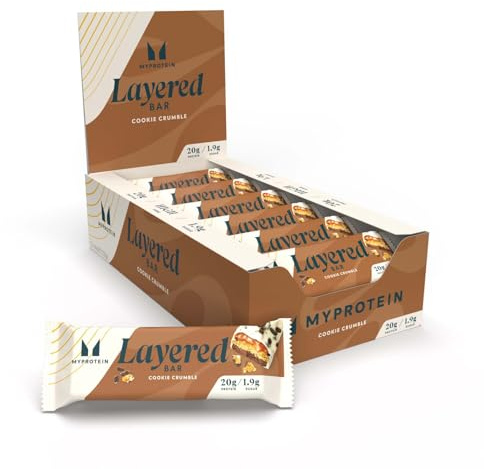 Myprotein Layered Protein Bar - Cookie Crunch - 12 x 60g
