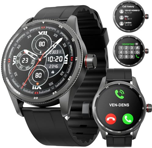 Smart Watch for Men Women Answer/Make Calls,1.38’’ Touch Screen Fitness Watch,SpO2 Heart Rate Sleep Monitor, IP68 Waterproof 100 Modes Sports Activity Trackers,Step Counter Smartwatch for iOS Android