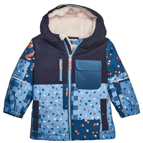 first instinct by killtec Niños Chaqueta de esquí/chaqueta funcional con capucha y protección contra la nieve FISW 43 MNS SKI JCKT, dunkelnavy, 110/116, 43391-000