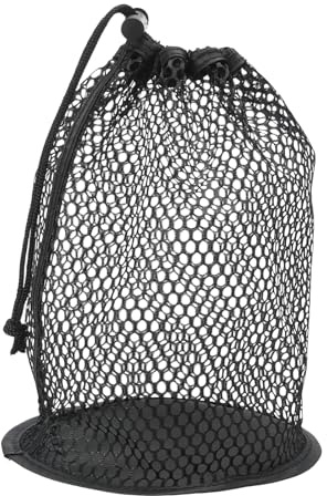 YELARXI Golf Ball Storage Bag Nylon Mesh Golf Pouch with Adjustable Drawstring Closure for Outdoor Sports Supplies